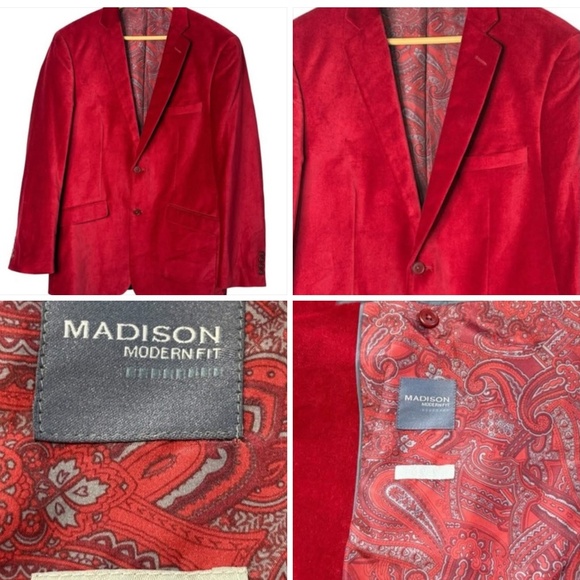 Men’s velvet blazer 48R - Picture 1 of 1